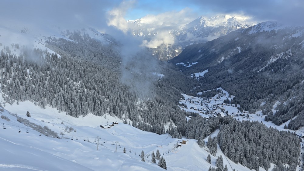 Pistes Gargellen in Montafon.
